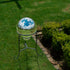 10" 8-10 inch 8" 8" 10" Tall Gazing Ball Stand for Balls, Black Metal Gazing Globe Display Holder Stands for Outdoor