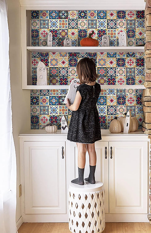 CiCiwind Contact Paper, Cute Peel and Stick Wallpaper for Countertops, Shelves, Drawer Liner, 17.7"x118"