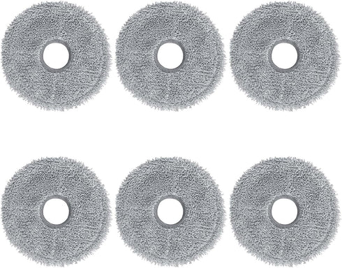 Replacement Mop Cloth Pad for Dreame X40/X40 Pro/X40 Ultra Robot Vacuum Cleaner, 6 Mop Pads Included