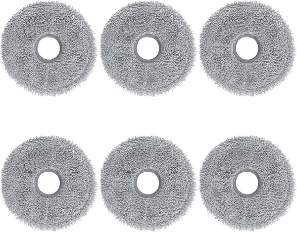 Replacement Mop Cloth Pad for Dreame X40/X40 Pro/X40 Ultra Robot Vacuum Cleaner, 6 Mop Pads Included