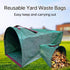 3-Pack, Reusable Lawn & Garden Bags, Yard Leaf Waste Bags,Large Yard Dustpan-Type Garden Bag for Collecting