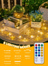 8 66 200 Fairy Lights with Remote, Modes & Timer, Feet Led Christmas Light Twinkle Lights Plug in, Waterproof String