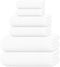 Tens Towels Pack of 6 Zero Twist Towels Set, 2 Bath, 2