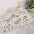 HEBE Washable Area Rug 2'x3', Non Slip Soft Distressed Medallion Bedroom Rug for Boho Living Room, Vintage Entryway