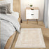 Moroccan Area Rug 2x3, Washable Distressed Non-Slip Small Rug, Soft Low-Pile Geometric Indoor Door Mat