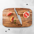JAMES.F Acacia Wooden Cutting Boards for Kitchen, Thick Wood Serving Boards with Hang Hole for Meat or Vegetables