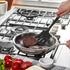 STAUB Silicone Spatula Turner, Perfectly Angled for Lifting Pancakes, Durable BPA-Free Matte Black Silicone