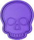 Skull Cookie Cutter, Halloween Series, Fan Art, Dishwasher Safe, 15mm Deep, Storage Clip