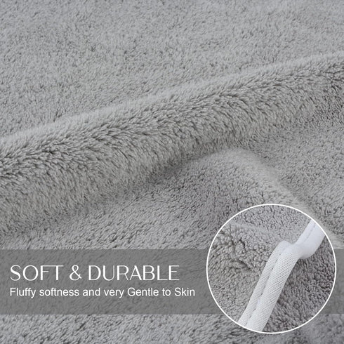 4 Pack KinHwa Bathroom Hand Towels Absorbent Gym Towels Luxury Soft Face Towel Lightweight Microfiber Wash Towels Ideal