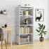 RIIPOO 4 Cube Storage Organizer Shelves for Bedroom Closet, Space-Saving 5-Layer Compact Bookshelf Unit Ideal for Small