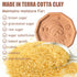 Starrth 2PCS Terracotta Brown Sugar Saver, Reusable Brown Sugar Keeper Terra Cotta Sugar Softener Container Disc