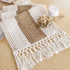 FEXIA Boho Table Runner for Thanksgiving Home Decor with Tassels 36 Inches