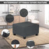 Ottoman Cover Square,Waterproof Square Ottoman Covers Thick Slipcover for Living Room,Washable Storage Footstool