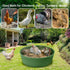 Kalekey 25'' Bottomless Chicken Dust Bath Tub, Adjustable Chicken Dust Bath Contain Design, Dust Bath for Chickens