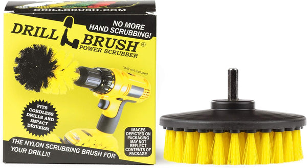 Drillbrush Bathroom Cleaning Drill Brush Attachment - Tile and Grout Cleaner Scrubber-