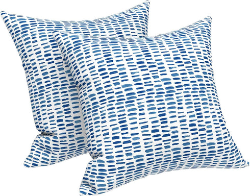 LVTXIII Outdoor Pillow Covers ONLY, Square Throw Pillow Covers, Modern Cushion Cases for Sofa, Patio, Couch Decoration,