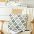 Pack 2 Cozy 20 20 Inches CaliTime Throw Pillow Cases of Fleece Gradient Geometric Trellis Chain Quatrefoil Accent