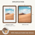 Dreamland 11x14 8x10, 11 14 Picture Frame with Mat for USA-Sourced Natural Oak Wood Photo Frames with Resistant