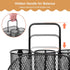 Metal Utensil Caddy - Silverware Organizer for Outdoor Party, Cutlery Caddy for Picnic, Buffet, RV BBQ, Farmhouse