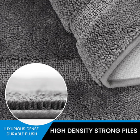 Door Mat Indoor Entrance, Non-Slip Rubber Backing, Washable Dirt Trapper Entryway Rug, Super Absorbent Doormat, (20" x