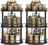 Set 2 3 Countertop, SR23L2BB YATINEY Spice Rack, of Lazy Susan Organizer, Tier Turntable Organizer For Cabinet, Compact