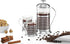 Gourmia GCM9830 French Press Coffee Maker Set - 600 ml Brewer with 2 Matching Stainless Steel Drinking Cups