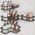 Youvip Shower Caddy Corner with Soap Holder, No Drilling Shower Shelves-Rustproof, Adhesive