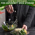 2Pcs Spice Jar Storage Containers with Lids, Airtight Aluminum Herb Storage Jars with Lockable Screw Top Lid
