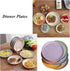 Wheat Straw Plates Set, Lightweight Unbreakable Dinner Dishes, Dishwasher & Microwave Safe, Small 6 Pack 5.9'