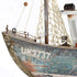 Sailboat Wood Nautical Decor with LED Light - Decorative Sailing Boat Model Beach Themed Ship Table Centerpiece Rustic