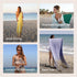 WETCAT Turkish Beach Towel, Oversized (38"x71"), 100% Cotton, Quick Drying & Lightweight for Travel (Aquamarine)
