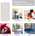 Zest Candle Pillar Candle - 3 by 6-Inch, Metallic White Glitter