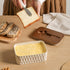 Countertop, Butter Dish with Lid, Ceramic Butter Dish for Airtight Butter Keeper with Knife, Butter Storage, Kitchen