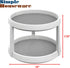 Simple Houseware 2 Tier Turntable Lazy Susan Spice Organizer