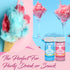 Under the Sun Products Package -8.5oz Pack 2 Cotton Candy Floss Sugar of ct-(Pink Vanilla, Blue Raspberry Each Flavor
