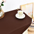 2 Pack 24 24 Inch Small Square Tablecloth x Washable Polyester Table Cloth Solid Chocolate Heavy Duty Fabric End Table
