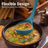 Zulay Kitchen Soup Ladle - Ergonomic, Heat-Resistant for Serving Soup, Chili, Gravy & More - Sky Blue