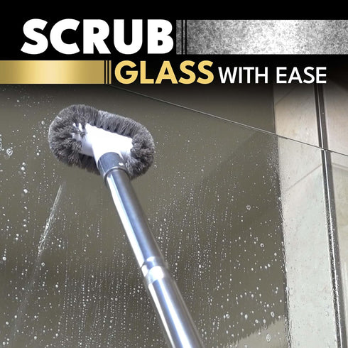 Tub and Shower Scrubber Brush with Long Handle Multipurpose Scrub Brush - Bathtub and Tile Cleaning Brush
