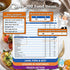Over 200 Foods Air Fryer Cheat Sheet Magnets, Cooking Guide Booklet, Air Fryer Accessories for Frying and Cooking