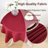 Viiamacki 36 36 Inch, Burgundy Square Small Tablecloth, x Stain and Wrinkle Resistant Machine Washable Polyester Table