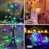LIGHTOP 30LED L LAMPOP Flower Fairy Lights Battery Operated String Lights Cherry Blossom Waterproof Indoor Decoration