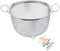 U.S. Kitchen Supply Stainless Steel Colander Strainer Basket, 3-Quart with Resting Feet & Handles