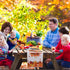 6 15.75'' 23.62''(Yellow,Maple Bencailor Pcs Thanksgiving Kitchen Towels Fall Pumpkins Dish Towels Maple Leaf Tea
