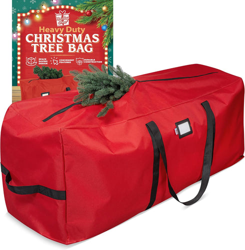 Holiday Cheer Christmas Tree Storage Bag – Heavy Duty Bag Fits Up to 9ft Tall Artificial Christmas Tree, Waterproof