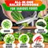 5 5x Herb Scissors with Blades and Cover Stainless Steel Herb Cutter with Ergonomic Handle and Cleaning Brush