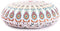 Indian round floor pillow Mandala Floor Pillow Cover Seating Cushion Throw Cover
