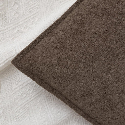 14x24 Inch 1 Pack Kevin Textile Lumbar Pillow Cover Soft Boucle Textured Decorative Waterproof Rectangle Cushion