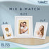 Icona Bay 4x6 Picture Frames - White, 12 Pack - Modern Style Engineered Wood Frames for Table Top or Wall Mount