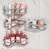 4-Pack Youvip Adhesive Corner Shower Caddy with Soap Holder, No Drilling Wall Mounted Shower Shelves-Rustproof