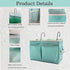 Green Bedside Caddy, Multi-Function Hanging Storage Basket for Bunk and Hospital Beds, Holds Glasses, Books, Mobile